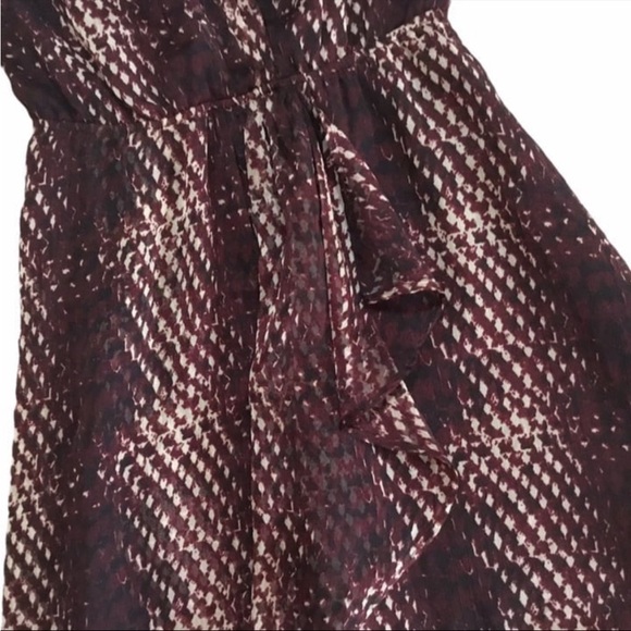 Converse burgundy print dress - Picture 2 of 8